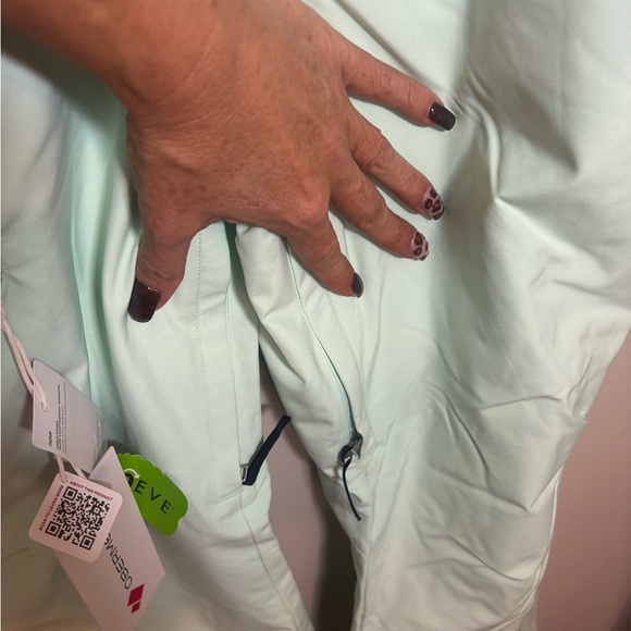 Obermeyer Winter Mint Girls Ski Bib Pants - Picture 7 of 15